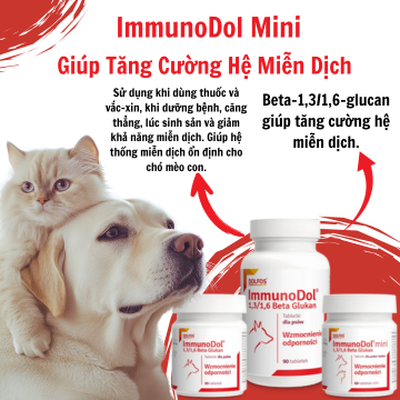 ImmunoDol mini-Hỗ trợ miễn dịch cho chó mèo