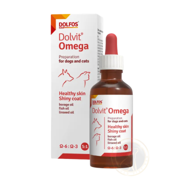 Dolvit Omega 50ml - cho chó, mèo, rụng lông và viêm da
