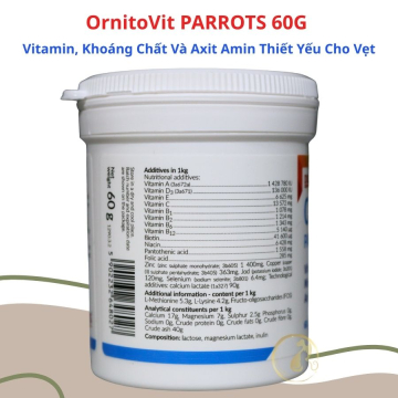 OrnitoVit® PARROTS – Vitamin & Khoáng chất cho Vẹt lớn