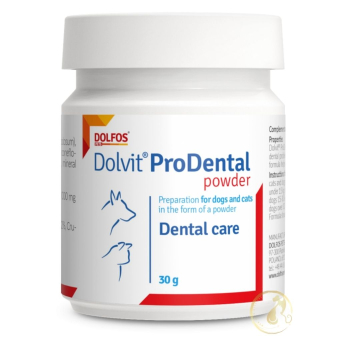 Dolvit® ProDental Powder 30g - Chăm Sóc Răng Miệng – Giảm Mùi Hôi Miệng Cho Chó Mèo