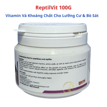 ReptilVit 100G – Vitamin & Khoáng Chất Cho Lưỡng Cư Và Bò Sát